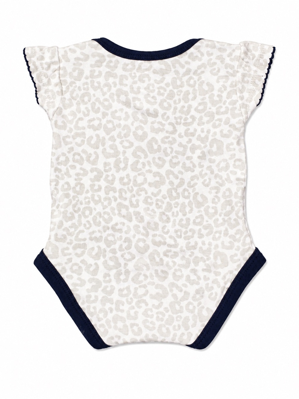 Arizona Wildcats Infant One-Piece Bodysuit in Cream with Navy Trim - Picture 2 of 6